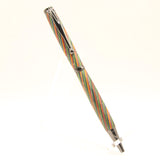 S-CFF Slimline Multi-Colored Laminate Twist Pen with Gun Metal Trim