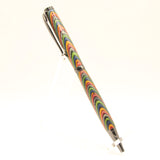 S-CFF Slimline Multi-Colored Laminate Twist Pen with Gun Metal Trim