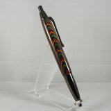 SC-AF Senator Click Pen Multi-Colored Laminate With Gun Metal Trim