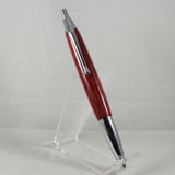 SC-AG Senator Click Pen Red Laminate With Chrome Trim