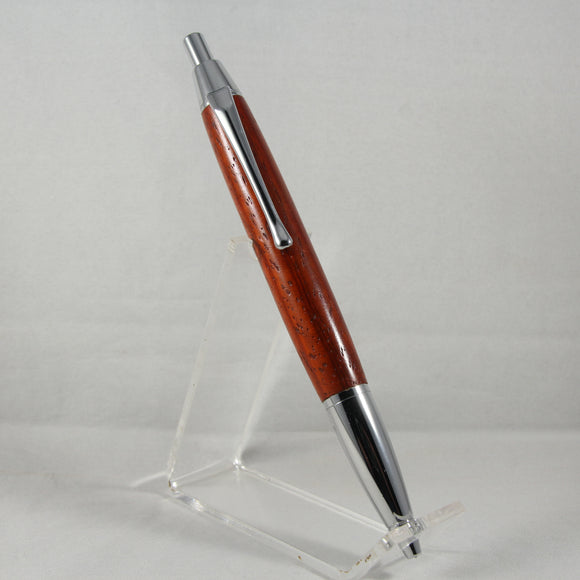 SC-AH Senator Click Pen Padauk With Chrome Trim