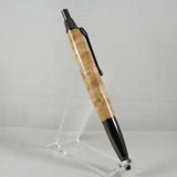 SC-AI Senator Click Pen Quilted Maple With Gun Metal Trim