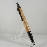 SC-AI Senator Click Pen Quilted Maple With Gun Metal Trim