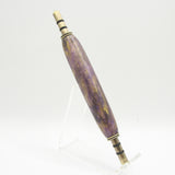 SR-AEA Seam Ripper Large and Small Purple and Brown Acrylic With Antique Brass Trim