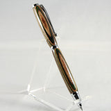 SRB-BC Slimline Rollerball Brown and Green Laminate with Chrome Trim