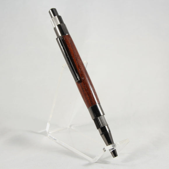 ST-AE Stratus East Indian Rosewood Click Pen With Gun Metal Trim