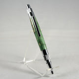 ST-BB Stratus East Box Elder Green Click Pen With Chrome Trim