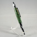 ST-BB Stratus East Box Elder Green Click Pen With Chrome Trim