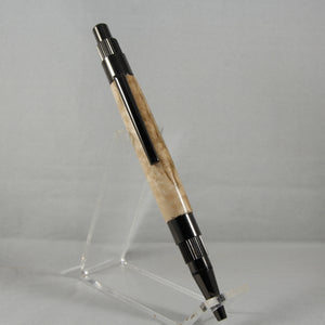 ST-BG Stratus Ambrosia Maple Click Pen With Gun Metal Trim