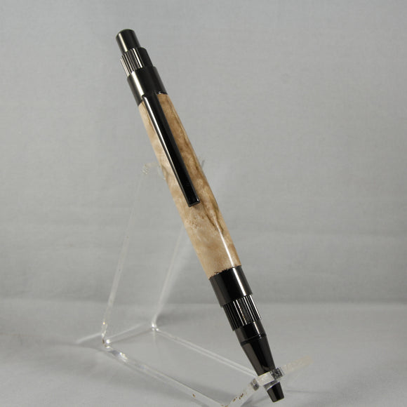 ST-BG Stratus Ambrosia Maple Click Pen With Gun Metal Trim