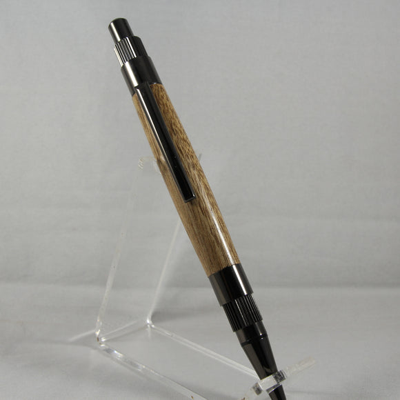 ST-CC Stratus Teak Click Pen With Gun Metal Trim