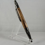 ST-CD Stratus Zebrawood Click Pen With Gun Metal Trim
