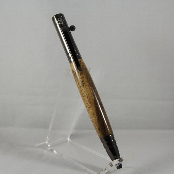 T-GE Bolt Action Tec Bolivian Coffee  Pen With Gun Metal Trim