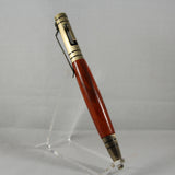 T-GG Bolt Action Tec Padauk  Pen With Antique Brass Trim