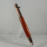 T-GH Bolt Action Tec Padauk  Pen With Antique Copper Trim