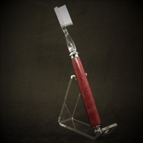TB-C Toothbrush Handle Purpleheart With Chrome Trim