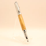 VB-AE Vertex Pecan Bolt Action Pen With Chrome Trim