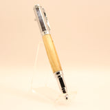 VB-AE Vertex Pecan Bolt Action Pen With Chrome Trim