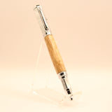 VB-I Vertex Birdseye Eucalyptus Bolt Action Pen With Chrome Trim
