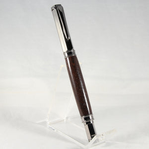 VR-AHA Vertex East Indian Rosewood Rollerball With Gun Metal Trim