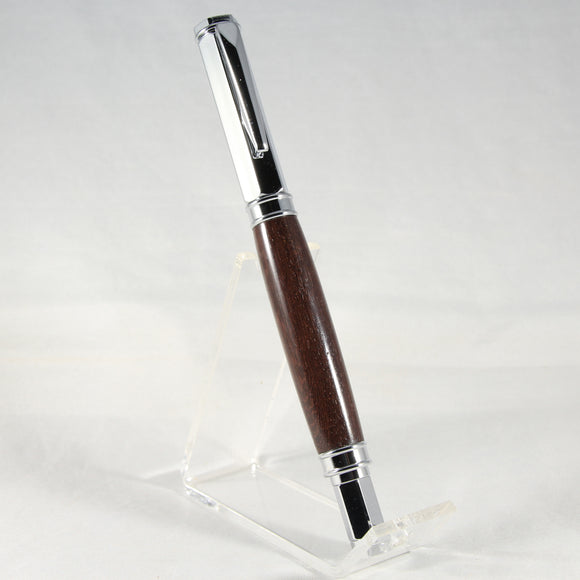 VR-AHB Vertex East Indian Rosewood Rollerball With Chrome Trim