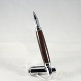 VR-AHB Vertex East Indian Rosewood Rollerball With Chrome Trim