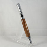 VR-AHF Vertex Black Walnut Rollerball With Chrome Trim