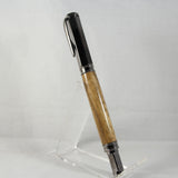 VR-AHG Vertex Black Limba Rollerball With Gun Metal Trim