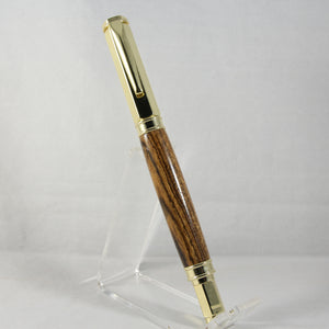 VR-AHH Vertex Bocote Rollerball With Gold Trim