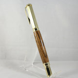 VR-AHH Vertex Bocote Rollerball With Gold Trim