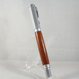 VR-AIB Vertex Bubinga Rollerball With Satin Chrome Trim