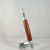 VR-AIB Vertex Bubinga Rollerball With Satin Chrome Trim