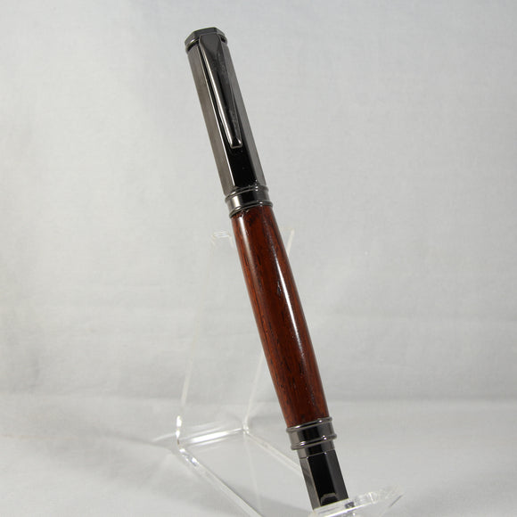 VR-AID Vertex Cocobolo Rollerball With Gun Metal Trim