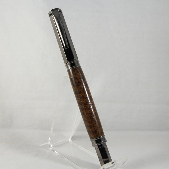 VR-AIE Vertex East Indian Rosewood Rollerball With Gun Metal Trim