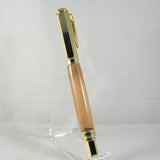 VR-AIF Vertex Olivewood Rollerball With Gold Trim