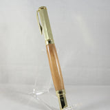 VR-AIF Vertex Olivewood Rollerball With Gold Trim