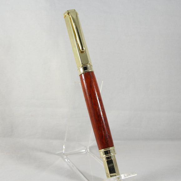 VR-AII Vertex Padauk Rollerball With Gold Trim