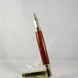 VR-AII Vertex Padauk Rollerball With Gold Trim