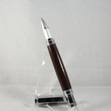 VR-BAO Vertex Rosewood Rollerball With Chrome Trim