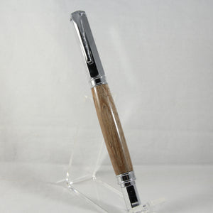 VR-BOB Vertex Pecan Rollerball With Chrome Trim