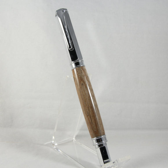VR-BOB Vertex Pecan Rollerball With Chrome Trim