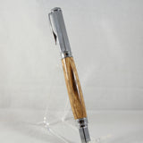 VR-BOE Vertex Zebrawood Rollerball With Chrome Trim
