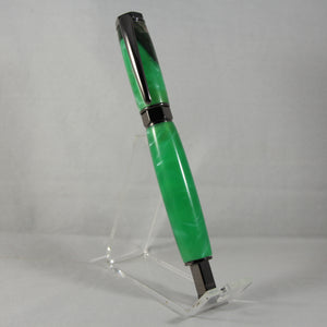 VSR-B Vertex Supreme Rollerball Green Hybrid Acrylic  With Gun Metal Trim
