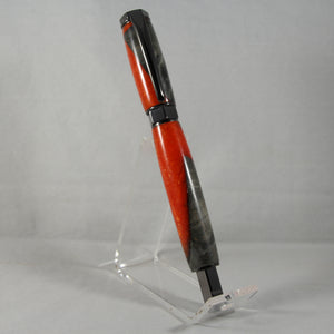 VSR-C Vertex Supreme Rollerball Red and Gray Hybrid Acrylic  With Gun Metal Trim