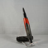 VSR-C Vertex Supreme Rollerball Red and Gray Hybrid Acrylic  With Gun Metal Trim