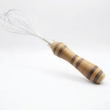 WK- BB Whisk Ash and Walnut With Stainless Steel