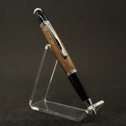 G-EI Gatsby Walnut Twist Pen With Chrome Trim