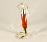 KD-C Key Chain Padauk With Gold Trim and Detachable End