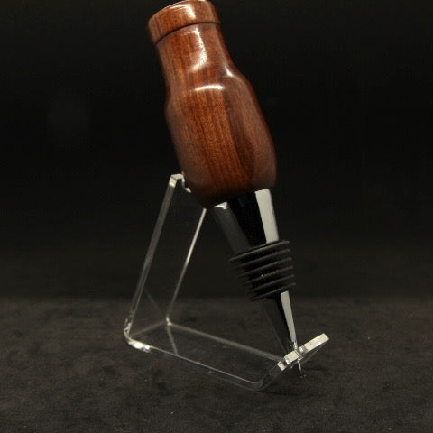 BTS-AA Bottle Stopper Rosewood With Stainless Steel