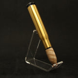 CP-D 50 Caliber Twist Pen Maple Burl With Gun Metal Trim